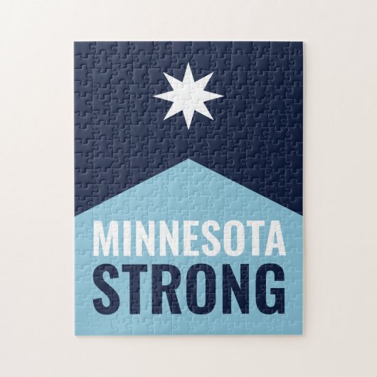 Minnesota Rebel New State Flag ジグソーパズル (縦)