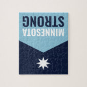 Minnesota Rebel New State Flag ジグソーパズル (縦)