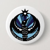 Minnesota Resistance Loon Design button 缶バッジ (正面)