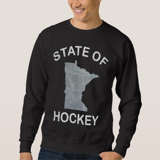 Minnesota State of Hockey Hoodie State of Hockey 1 スウェットシャツ (正面)