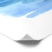 Minnesota State Shape Loon Water Lady Slipper  ポスター (角)