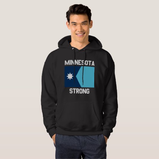 Minnesota Strong Men's Hoodie パーカ (正面フル)