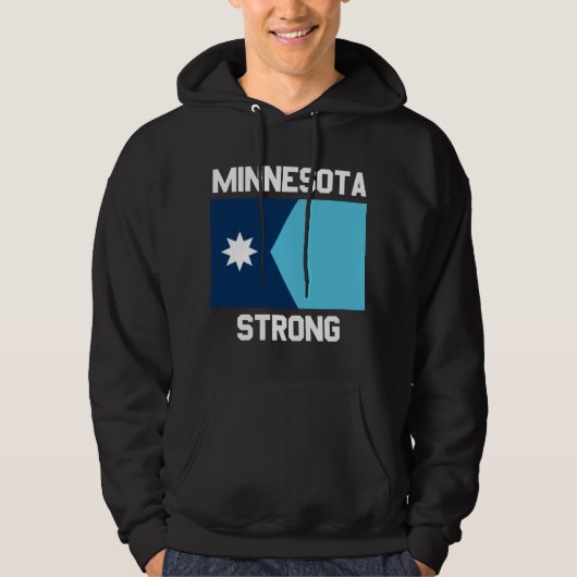 Minnesota Strong Men's Hoodie パーカ (正面)