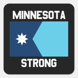 Minnesota Strong Square Sticker スクエアシール