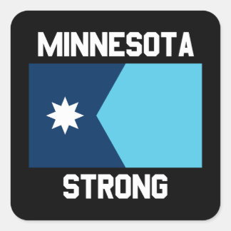 Minnesota Strong Square Sticker スクエアシール