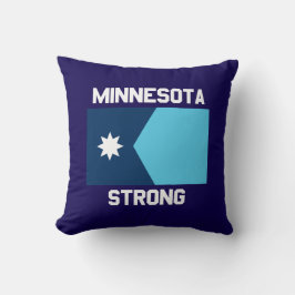 Minnesota Strong Throw Pillow クッション
