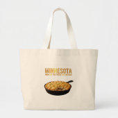 Minnesota Tater Tot Hotdish, Tote ラージトートバッグ (正面)