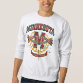 Minnesota Varsity letter monogram M university スウェットシャツ (正面)