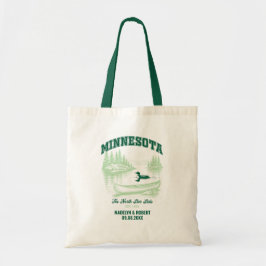 Minnesota Wedding Welcome Bag, State Love トートバッグ