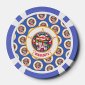 Minnesotan Flag, Flag of Minnesota ポーカーチップ (裏面)