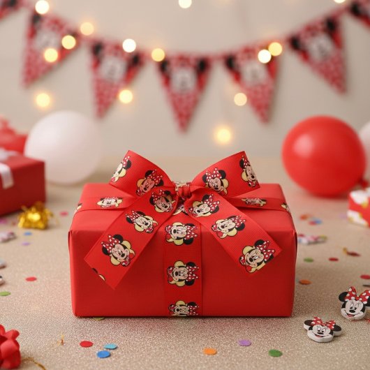 Minni グログランリボン