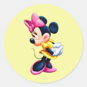 Minni Sticker ラウンドシール (正面)