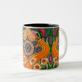 MINNIEグリーンツートーンコーヒーマグ ツートーンマグカップ (正面右)