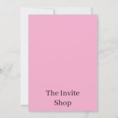 Minnie Mouse birthday invitations theme 招待状 (裏面)