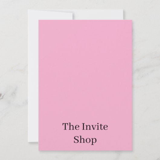 Minnie Mouse birthday invitations theme 招待状 (裏面)