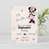 Minnie Mouse Birthday - Oh Twodlers 招待状 (スタンド正面)