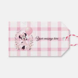 Minnie mouse Editable party gift tags ギフトタグ
