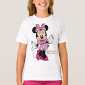 Minnie mouse girls tシャツ (正面)
