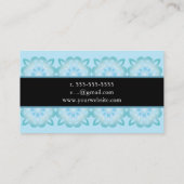 minniemay青い雪片 名刺 (裏面)