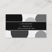 minniemay diy色か黒+白い点 名刺 (裏面)