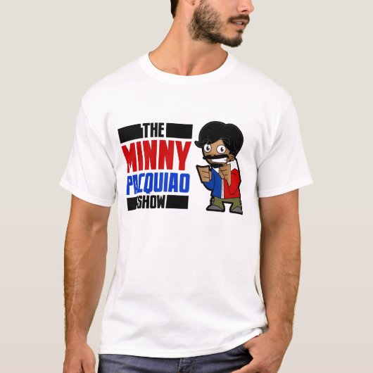 Minny Pacquiaoの漫画T Tシャツ (正面)