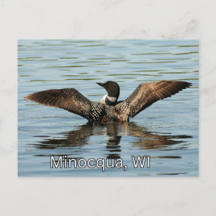 Minocqua, WIポストカードの記念品 ポストカード