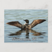 Minocqua, WIポストカードの記念品 ポストカード (正面)