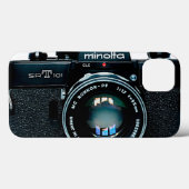 Minolta SR-T 101ブラックヴィンテージカメラ Case-Mate iPhoneケース (裏面 (横))