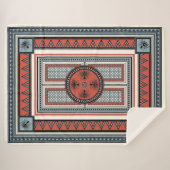Minos' Hearth: Minoan Palace Sherpa Blanket シェルパブランケット (正面(横))