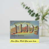 Minotからのご挨拶 ポストカード (スタンド正面)