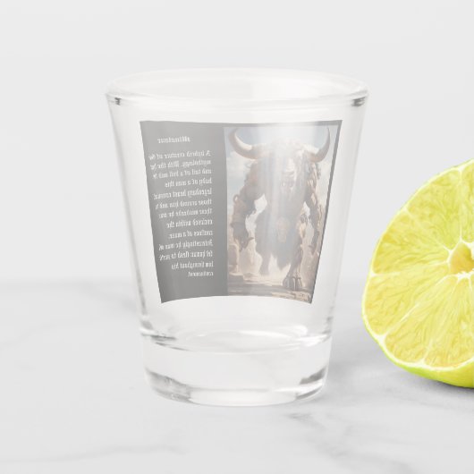 Minotaur  ショットグラス (裏面)