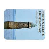 Minots Ledge Light house, Massachusetts PhotoMagne マグネット (横)