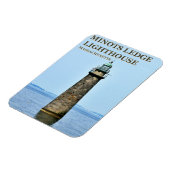 Minots Ledge Light house, Massachusetts PhotoMagne マグネット (左側)