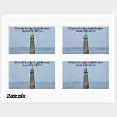 Minots Ledge Light house, Massachusetts Stickers 長方形シール (シート)