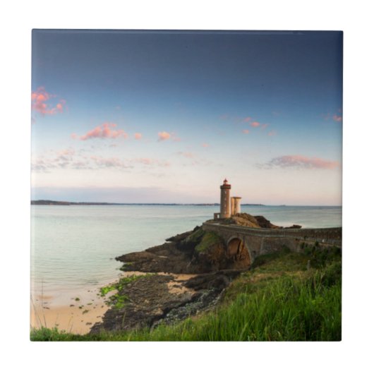 Minouの灯台|フランスブリッタニーFinistere タイル (正面)