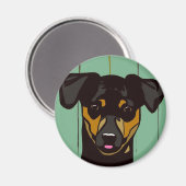 MinPin – ミニチュアPincher マグネット (正面/裏面)