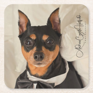 MinPin Tux スクエアペーパーコースター