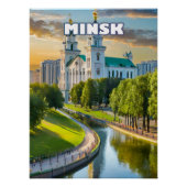 Minsk se dévoile, discrète et majestueuse ポスター (正面)