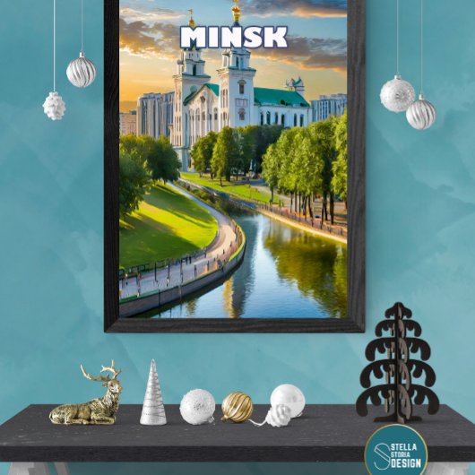 Minsk se dévoile, discrète et majestueuse ポスター