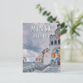 Minsk, ville de la gastronomie biélorusse ポストカード (スタンド正面)