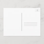 Mintデザイン写真Save The Date Post Card 案内ポストカード (裏面)