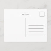 Mintヴィンテージスクリプト日付の保存 案内ポストカード (裏面)