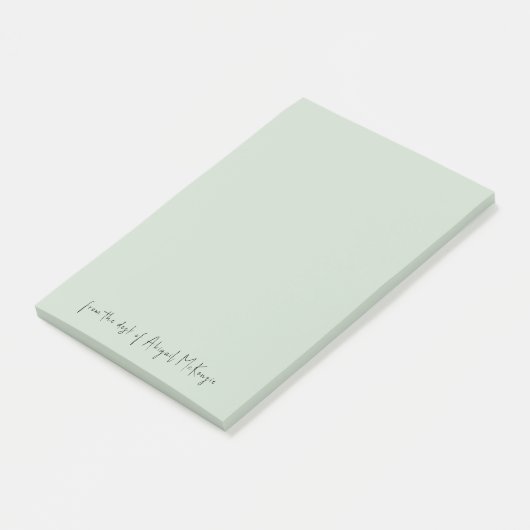 Mint 4x6 From the Desk of Script ポストイット (アングル)