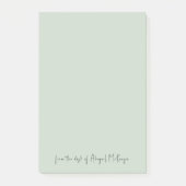 Mint 4x6 From the Desk of Script ポストイット (正面)