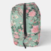 Mint and Pink Cherry Blossom Monogram Initial ドップキット (右)