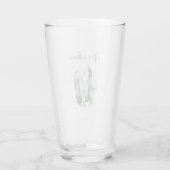 Mint Aqua Crystals Dream タンブラーグラス (裏面)