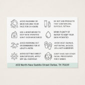 Mint BB Glowフェイシャル気にアフター命令カード (裏面)