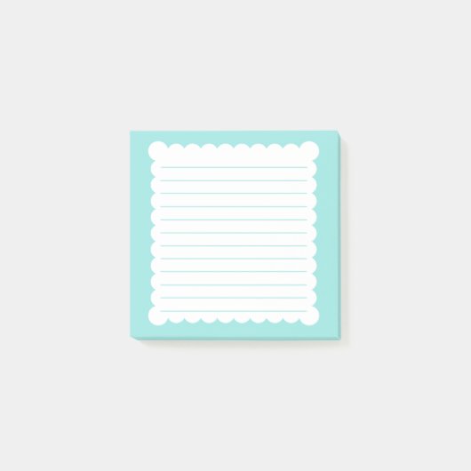 Mint Blue Post-it®ノート ポストイット (正面)