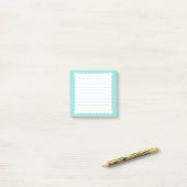 Mint Blue Post-it®ノート ポストイット (デスク上)