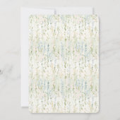 Mint Butterfly Birthday 招待状 (裏面)